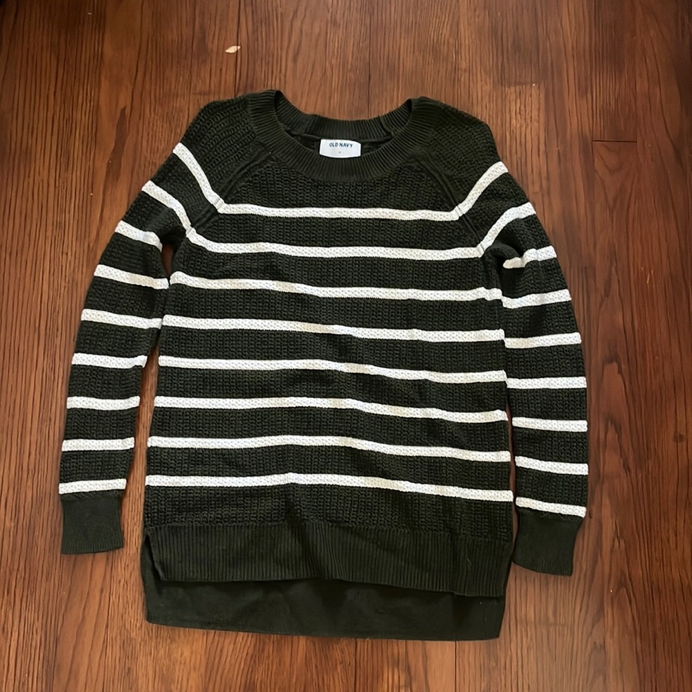 old navy striped sweater